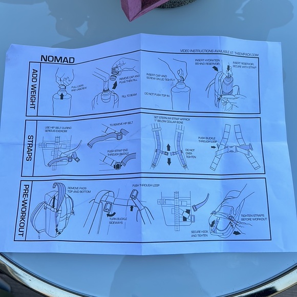 Evolved Motion Nomad EM fitness pack weighted workout pack/ backpack. NWT. - Picture 8 of 8